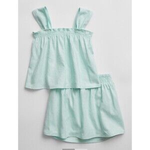 babyGap Two-Piece Skirt Outfit Set Azul Blue - Multiple Sizes